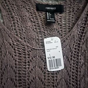 Forever 21 Women's Knit Tank Top in Taupe